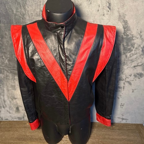 Giacca pelle vintage anni - giacca, di