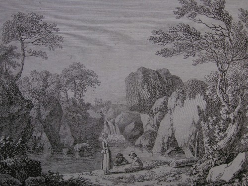 Laurenz janscha paesaggio con - paesaggio,